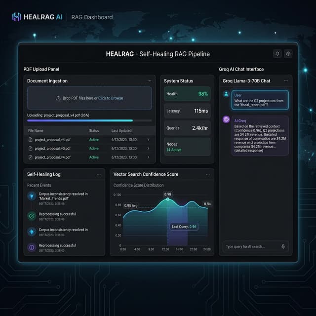 Self-Healing RAG Pipeline